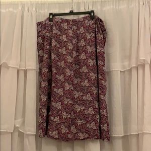 Blair plus size full skirt purple cute 3X